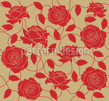 patterned-wallpaper-briar-rose-red-and-brown