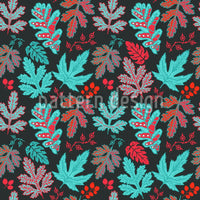 patterned-wallpaper-leaf-baroque-in-fire-and-ice