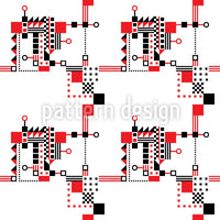 patterned-wallpaper-red-and-black-construction