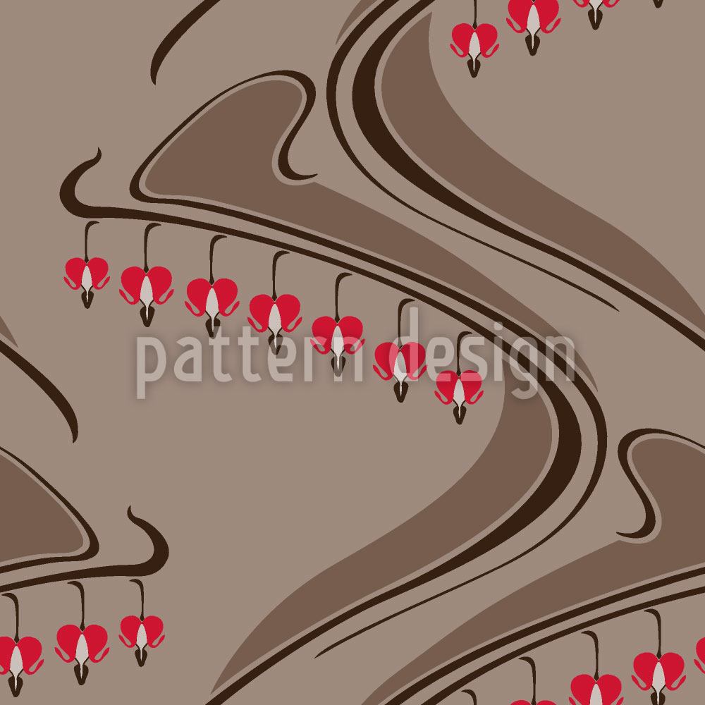 patterned-wallpaper-heart-shaped-brown