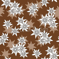 patterned-wallpaper-edelweiss-brown