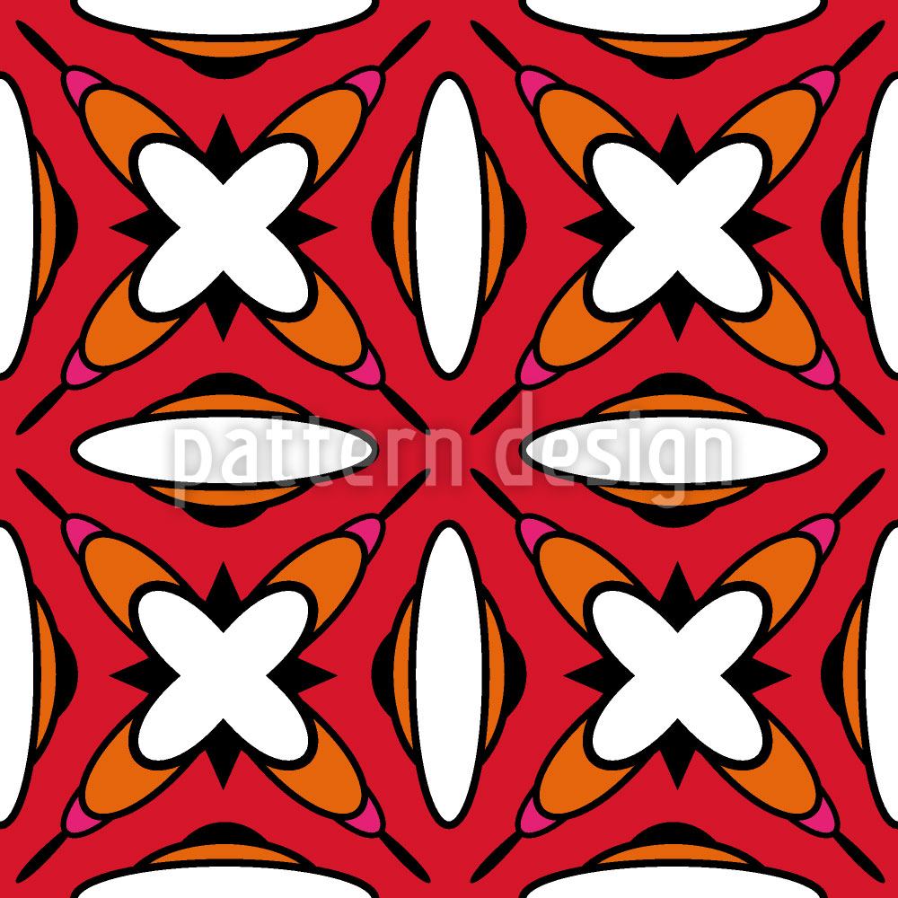 patterned-wallpaper-retro-cross-stitching