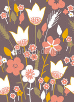 patterned-wallpaper-meadow-in-lilac