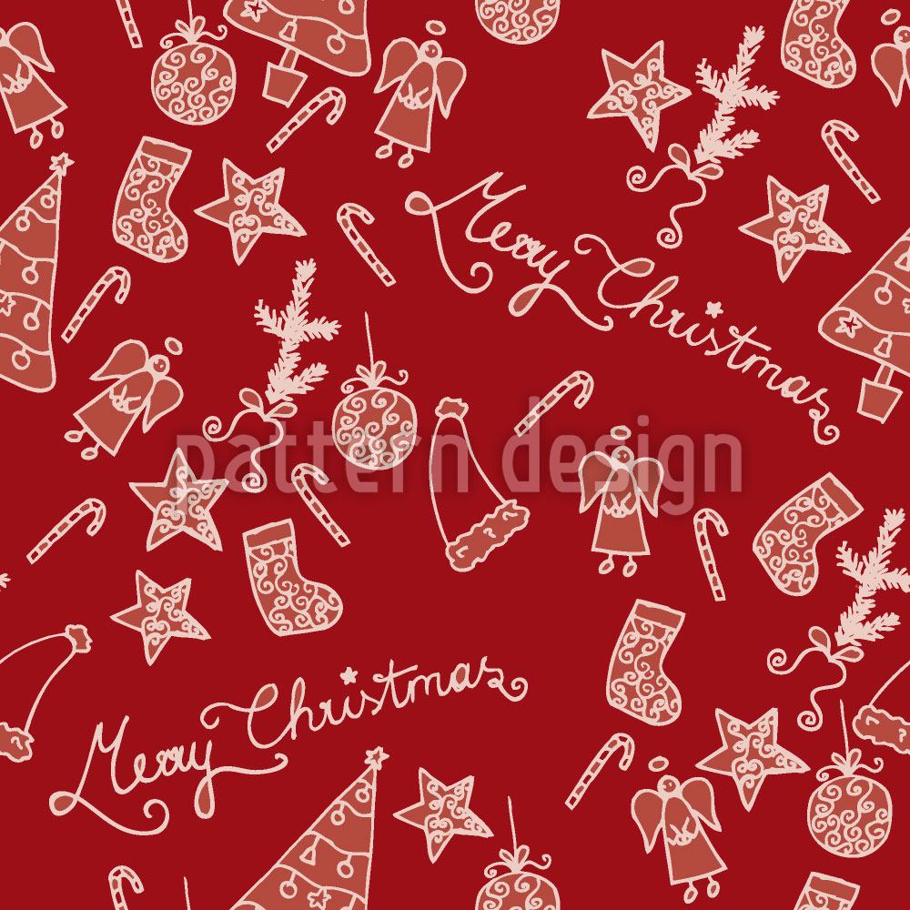 patterned-wallpaper-merry-christmas