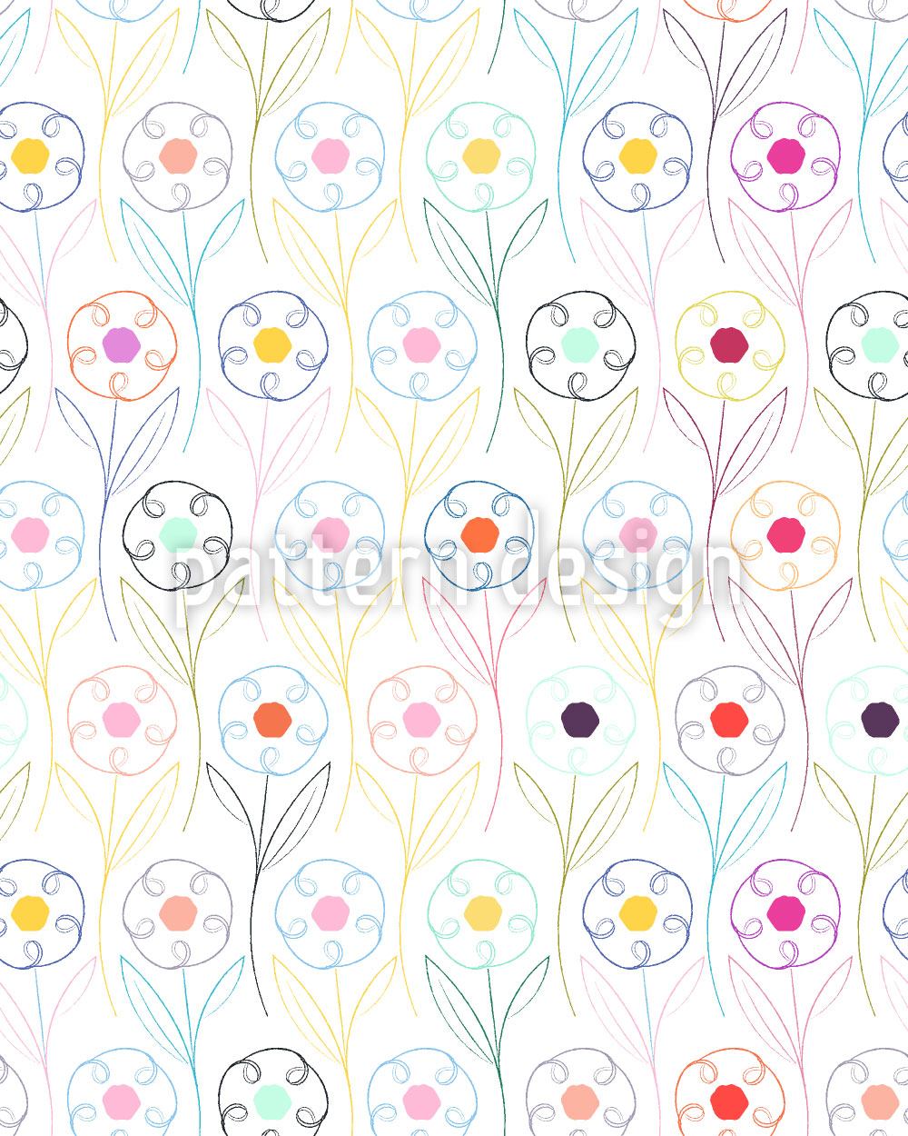 patterned-wallpaper-petite-flores-del-jardin