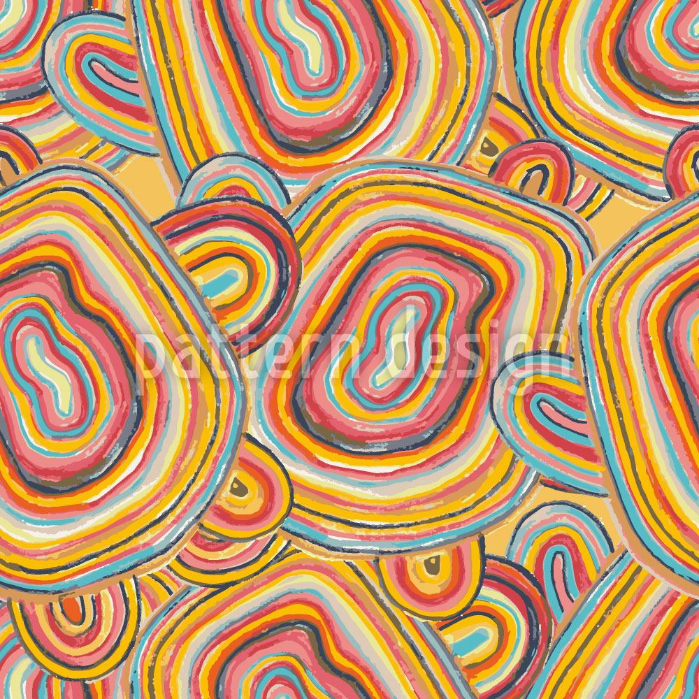 patterned-wallpaper-multicolored-entwined-lines