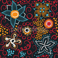 patterned-wallpaper-floral-art