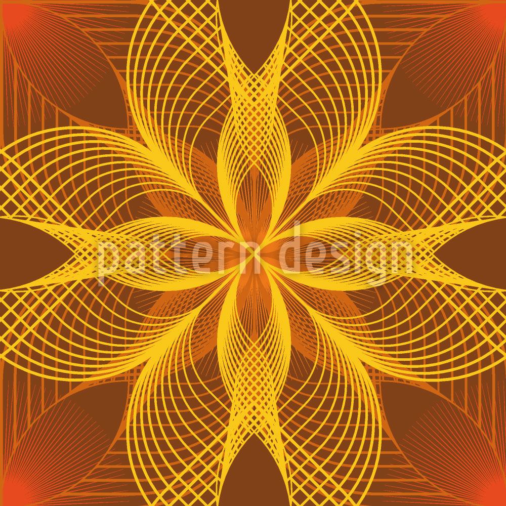 patterned-wallpaper-flower-geometry