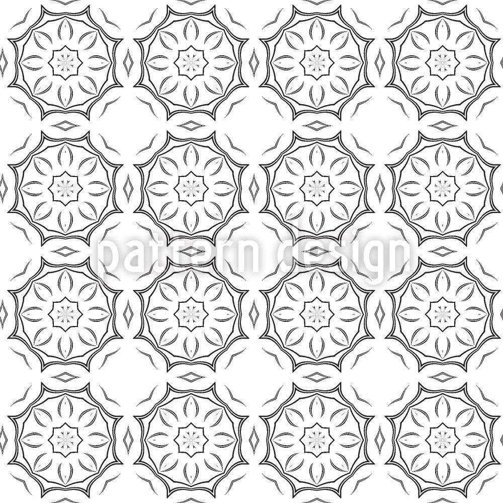 patterned-wallpaper-connected-circles