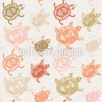 patterned-wallpaper-sea-turtles-travel-in-atumn