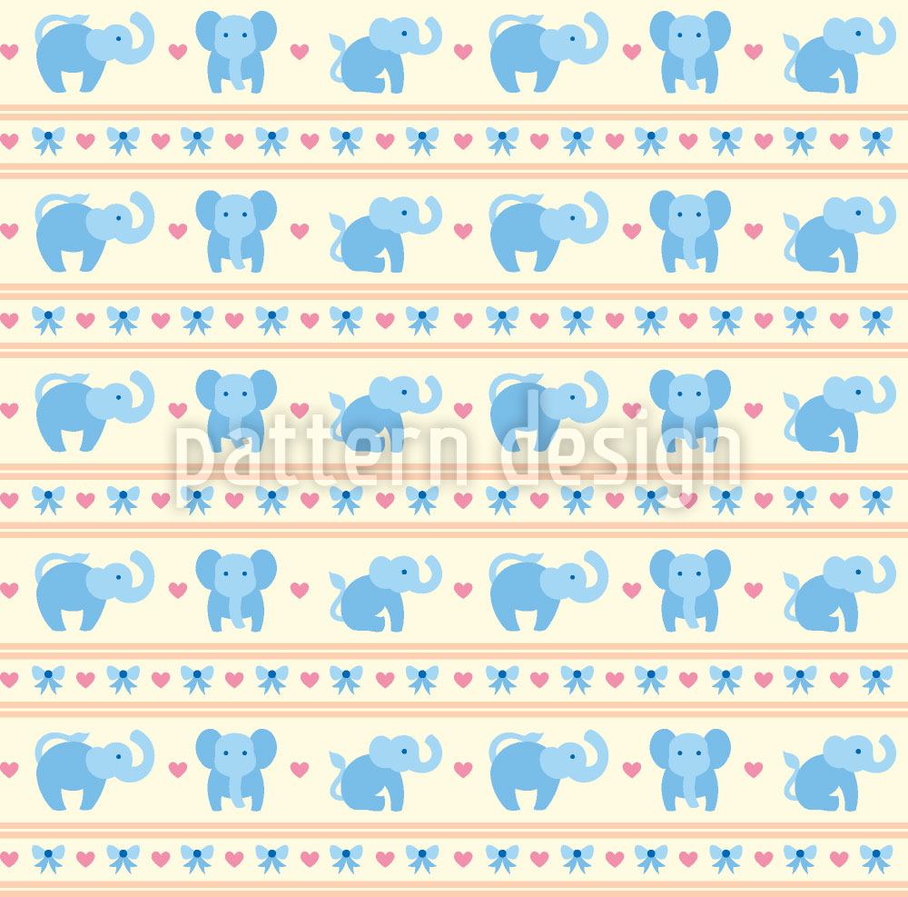 patterned-wallpaper-blue-elephants