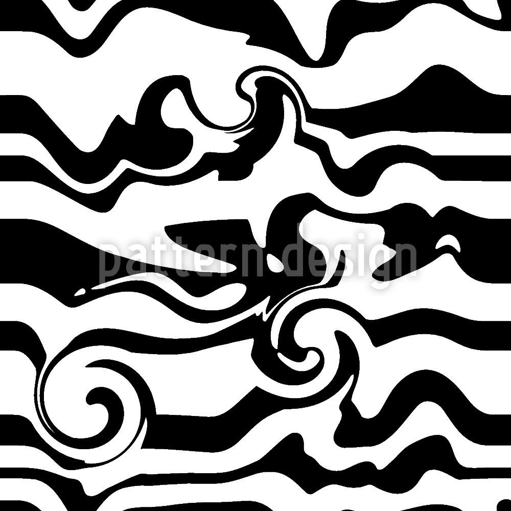 patterned-wallpaper-monochrome-wave-chaos