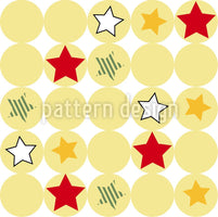 patterned-wallpaper-stars-and-circles