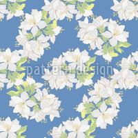 patterned-wallpaper-lily-bouquet