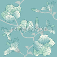 patterned-wallpaper-pastel-hibiscus