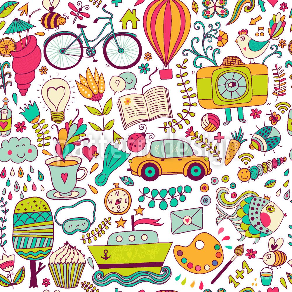 patterned-wallpaper-funny-leisure-time