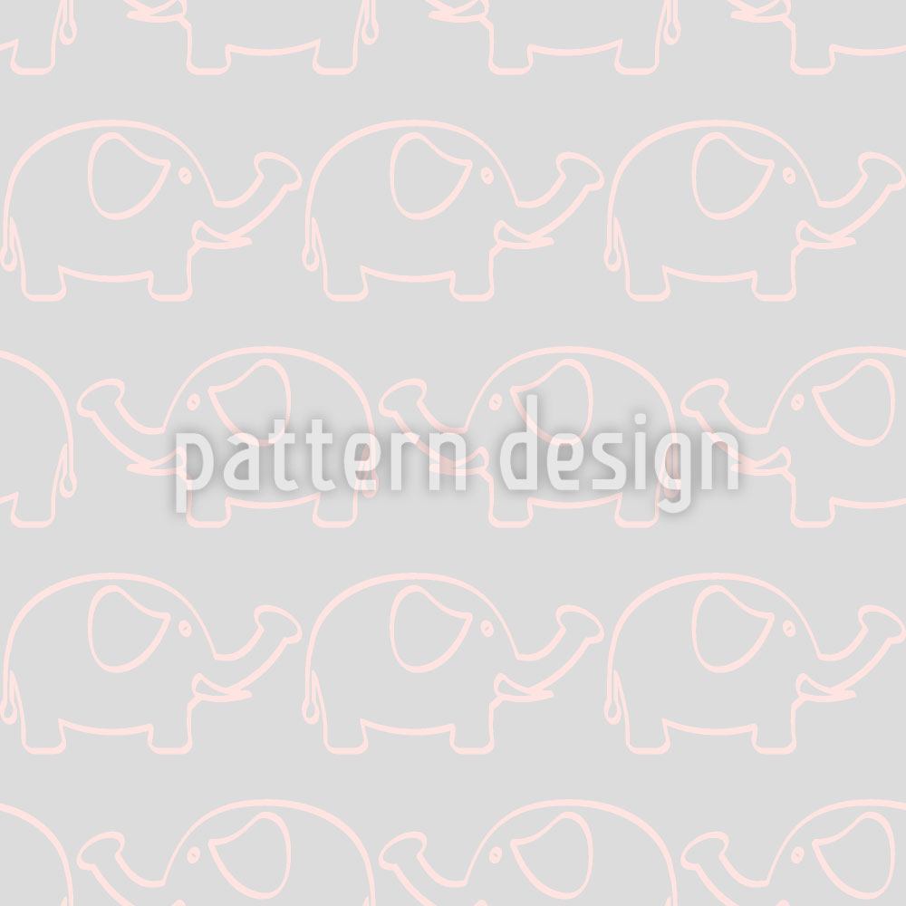 patterned-wallpaper-baby-elephant-march