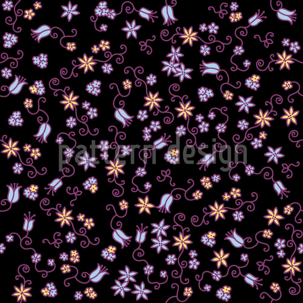 patterned-wallpaper-mille-fleurs-noir