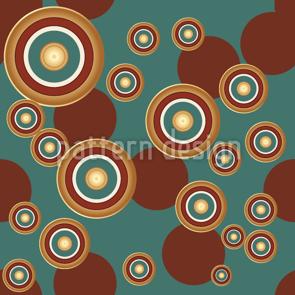 patterned-wallpaper-golden-buckler