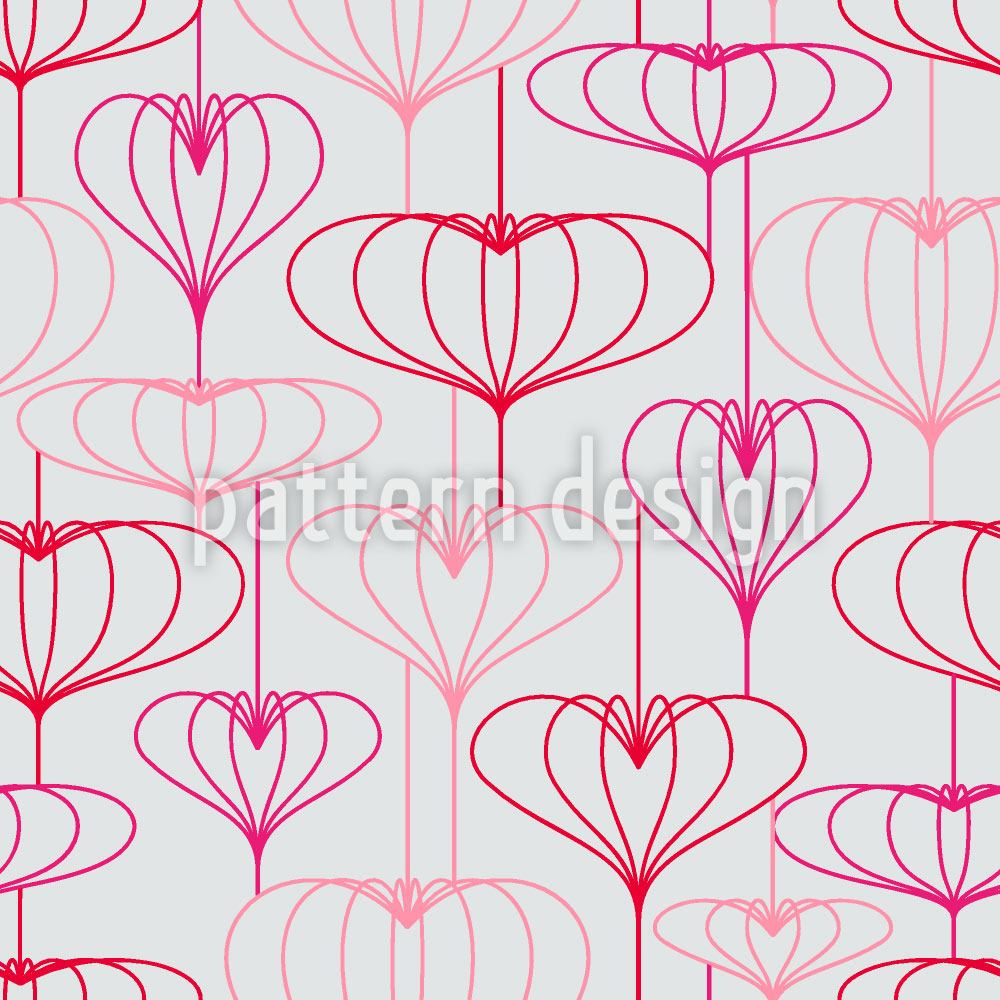 patterned-wallpaper-heart-lantern-grey