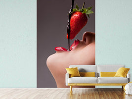 photo-wallpaper-strawberry-kiss