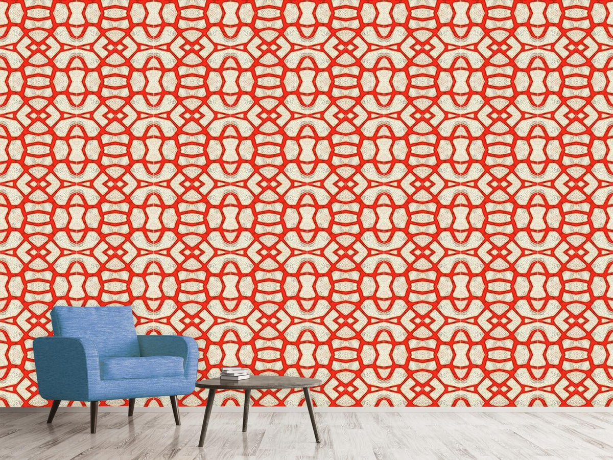 patterned-wallpaper-red-coral