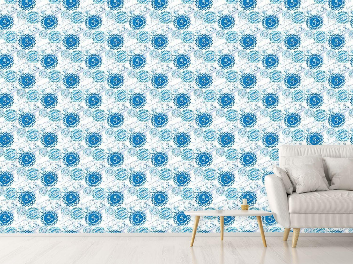 patterned-wallpaper-om-blue-and-white