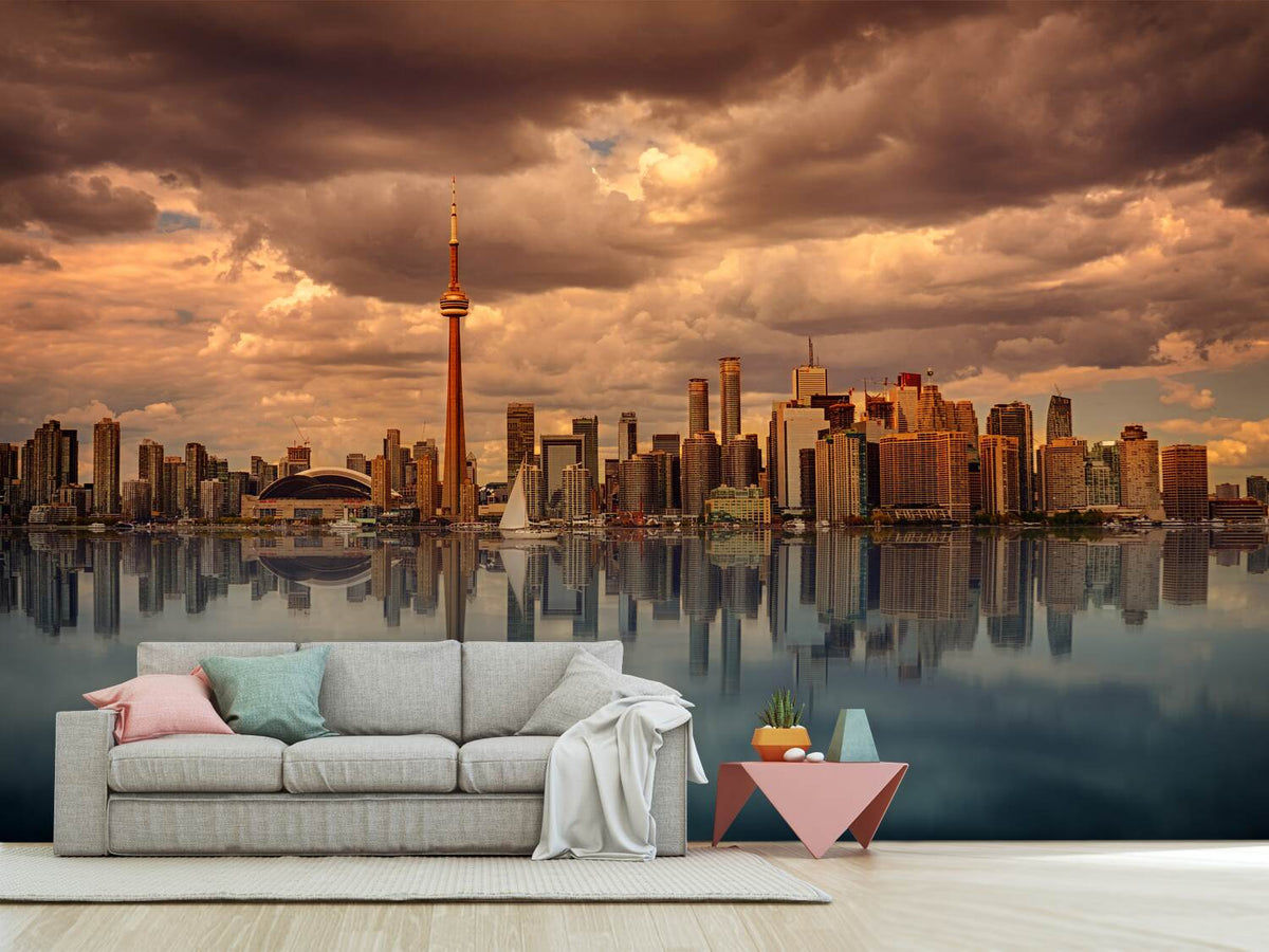 photo-wallpaper-toronto-at-dusk