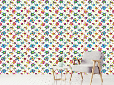 patterned-wallpaper-abstract-flower