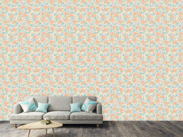 patterned-wallpaper-vintage-rose-garden