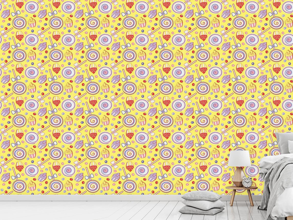 patterned-wallpaper-cookidoo-yellow