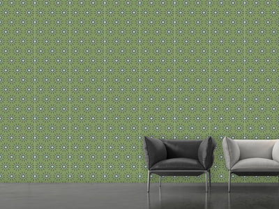 patterned-wallpaper-green-stars