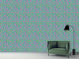 patterned-wallpaper-dots-and-flowers