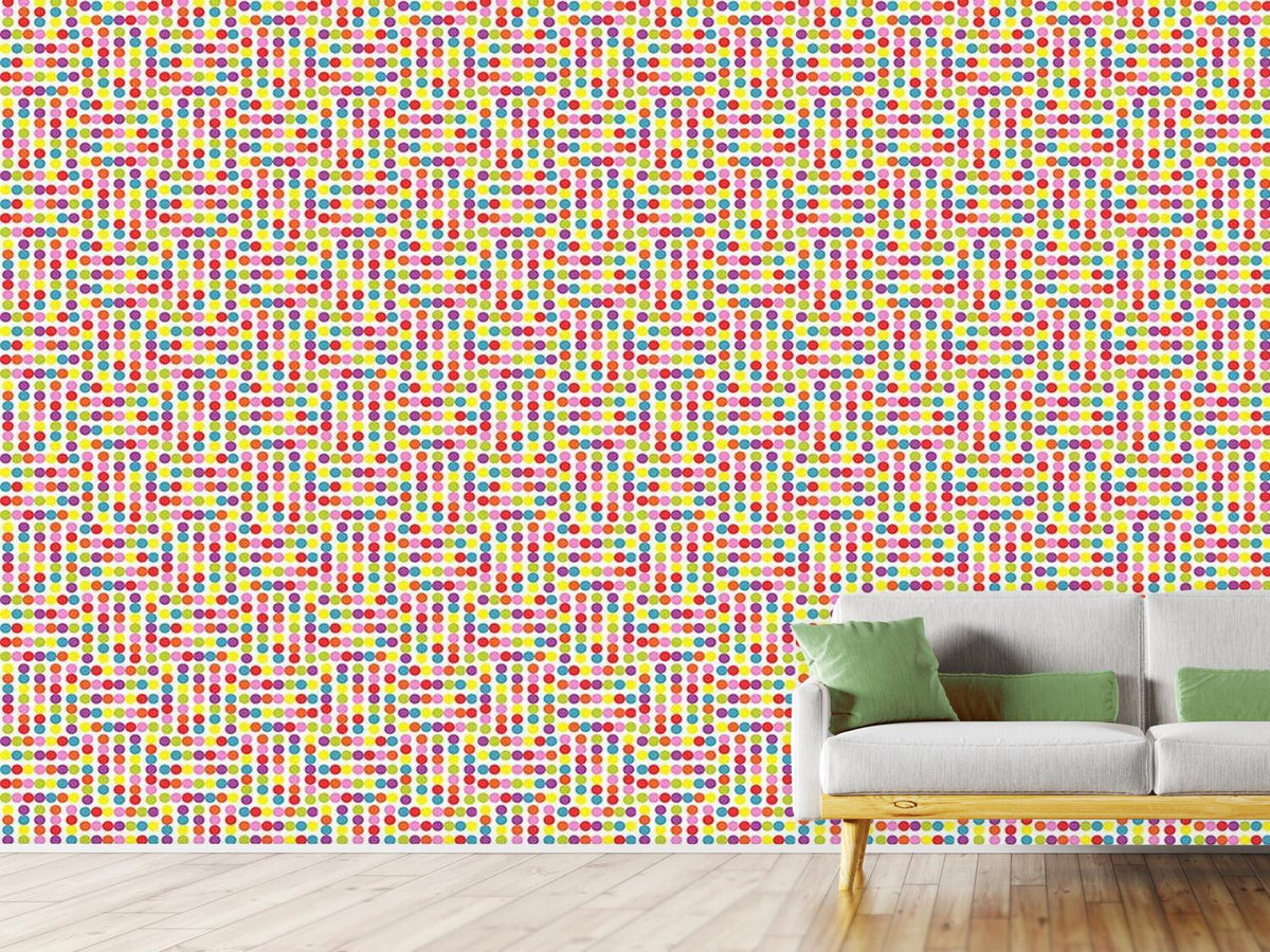 patterned-wallpaper-dotted-labyrinth