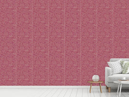 patterned-wallpaper-hen-party-red