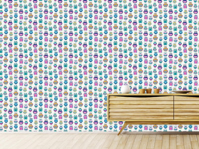 patterned-wallpaper-cartoon-owls