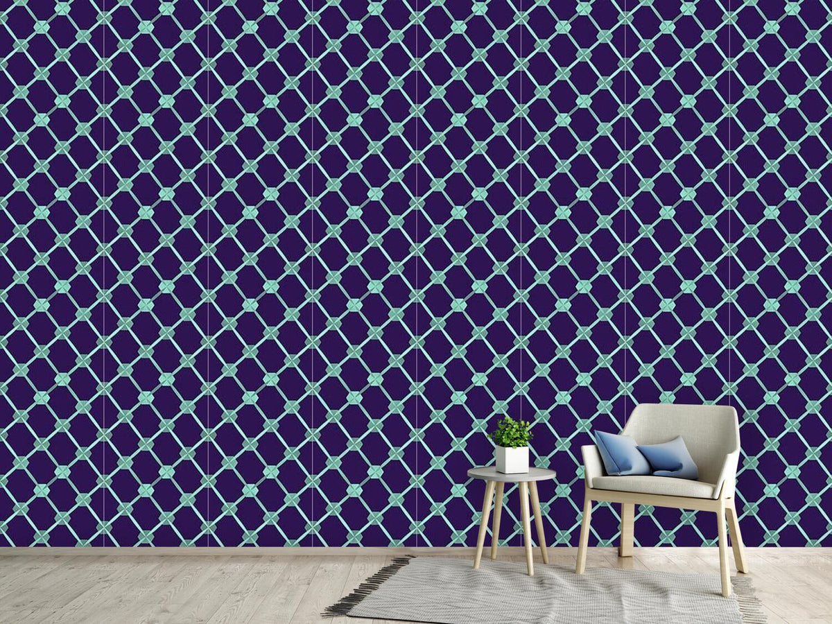 patterned-wallpaper-hexagon-network