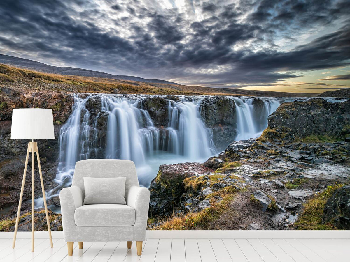 photo-wallpaper-unknown-falls-in-iceland-x