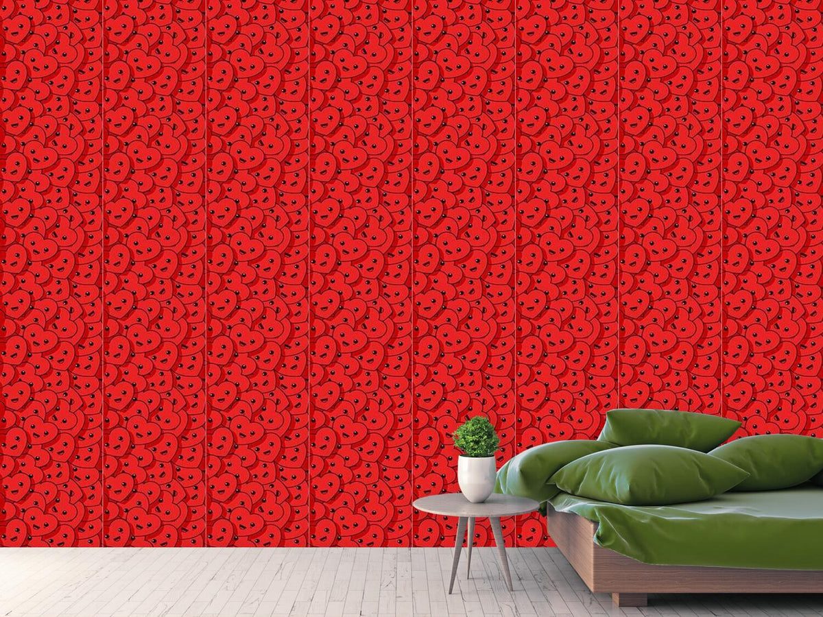 patterned-wallpaper-happy-kawaii-hearts