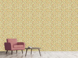 patterned-wallpaper-place-setting