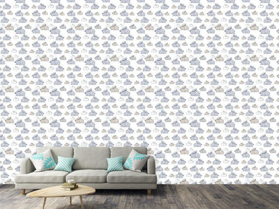 patterned-wallpaper-rabbit-family