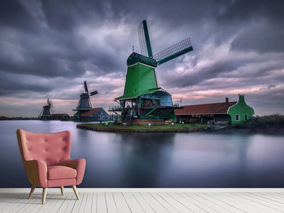 photo-wallpaper-the-green-windmill