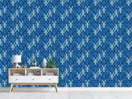 patterned-wallpaper-blue-lobster