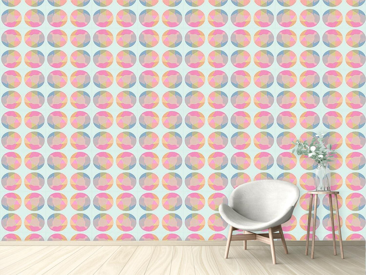 patterned-wallpaper-circle-grid