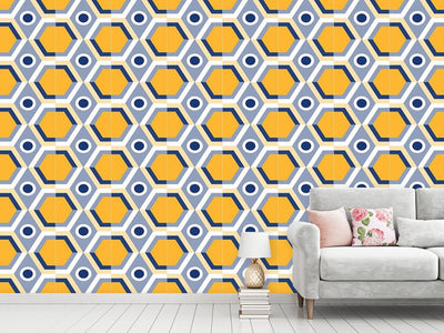 patterned-wallpaper-geometro-gelb