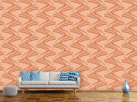 patterned-wallpaper-herzblueten-apricot