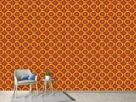 patterned-wallpaper-marigold-floral