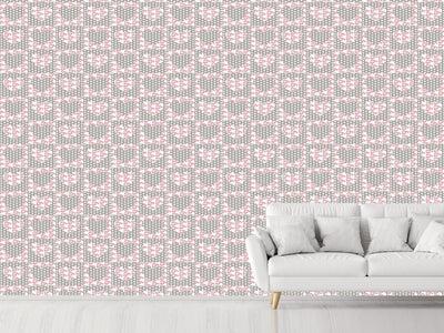 patterned-wallpaper-herz-ist-trumpf-grau