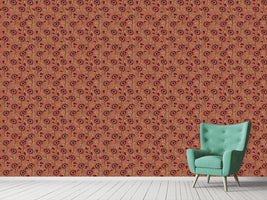 patterned-wallpaper-boheme-fantasyflowers-brown