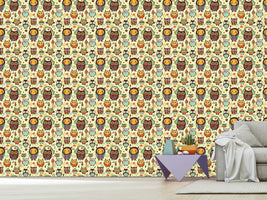 patterned-wallpaper-owl-love-music-very-much